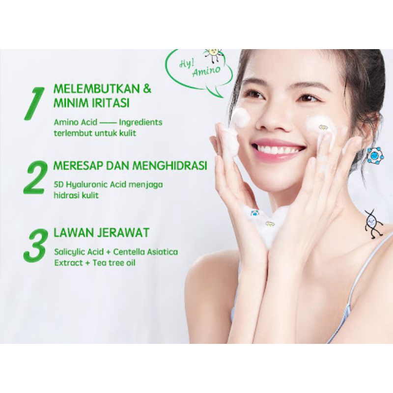 YOU Hy!Amino Anti Acne|Oil Control|Facial Wash SERIES 100 gr|SABUN WAJAH AMINO ORIGINAL 100%