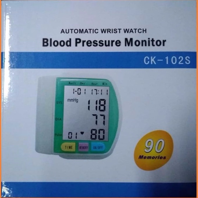 Tensimeter Digital Pergelangan Tangan CK-102S Blood Pressure Monitor