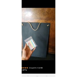 

Model baru - Chalkboard Frameless 40x60cm Papan tulis kapur blackboard ..