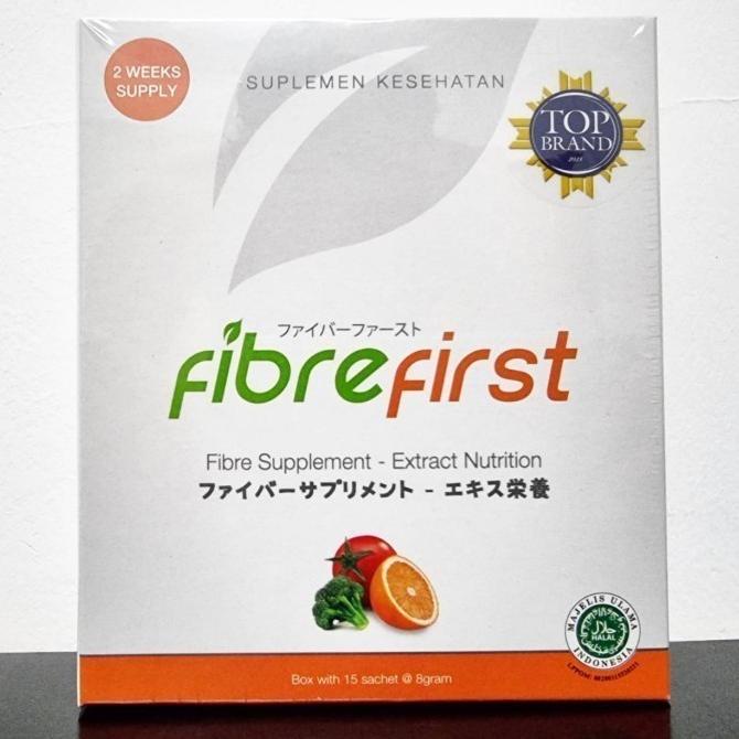 Fibre First 15 sachets 120 grams 2 weeks Fiber FibreFirst Serat Detox
