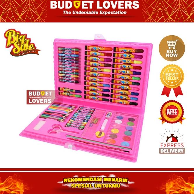 

Product Termurah || MnU Crayon Anak Lengkap dengan Pensil Warna dan Cat Air 86pcs 1 Set Cryon ||Ready@nih