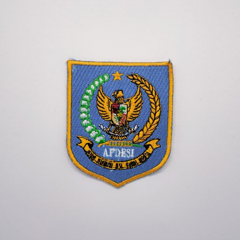 Logo Bordir APDESI / Logo APDESI / Bordir Logo APDESI / Bordir APDESI / Logo Bordir / Bordir Logo / 