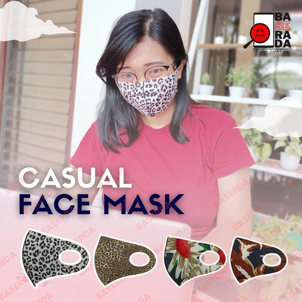 Masker Kain Motif