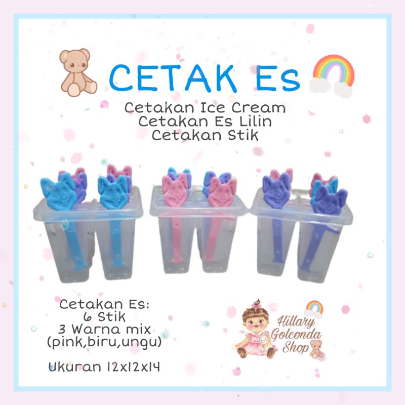 Cetakan es krim stik/ cetakan es lilin