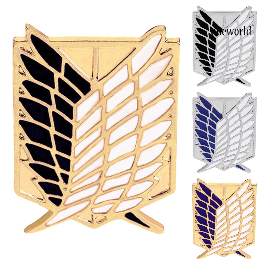 OW@ Pins Convenient Elegant Alloy Attack on Titan Vintage Pins Brooch for Party