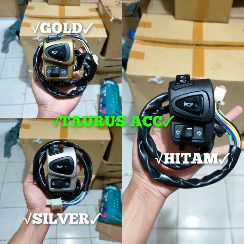 SAKLAR KIRI SWITCH HOLDER KIRI LAMPU FINO KARBU/SCOOPY/SCOOPY KARBU KOMPLIT