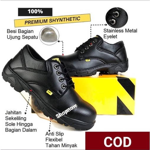 sepatu safety pendek/safety pria/sepatu septy/sepatu sapti/sepatu safety/sepatu proyek/sepatu safety