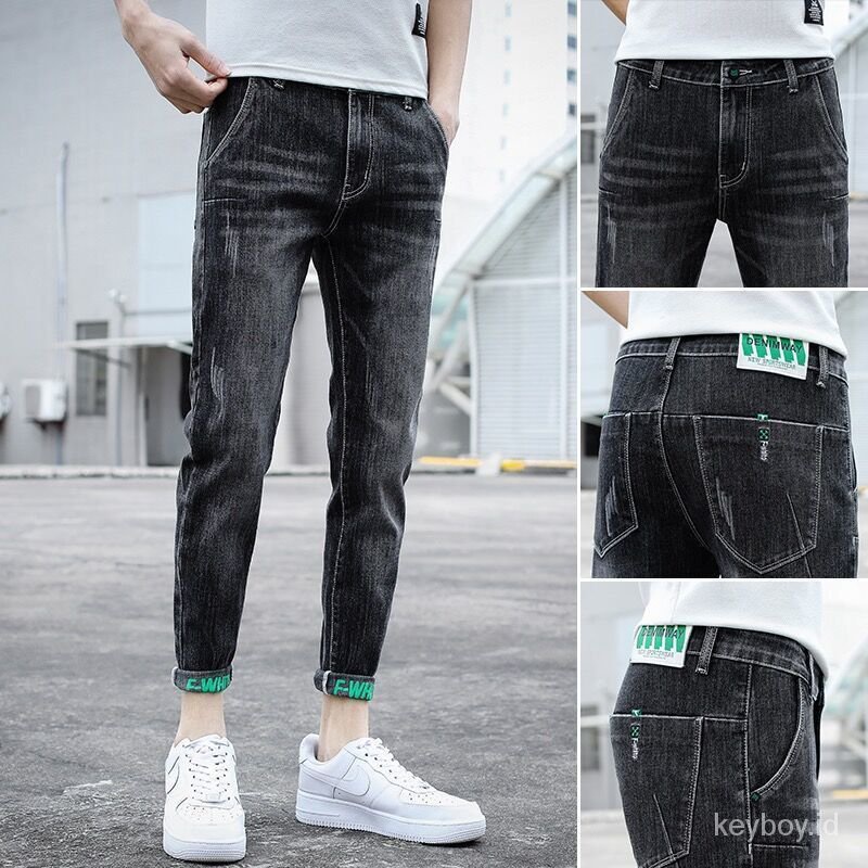 celana jeans cowo celana jeans hitam pria jeans pria slim fit jeans celana jeans pria standar celana jeans stretch pria  korean style