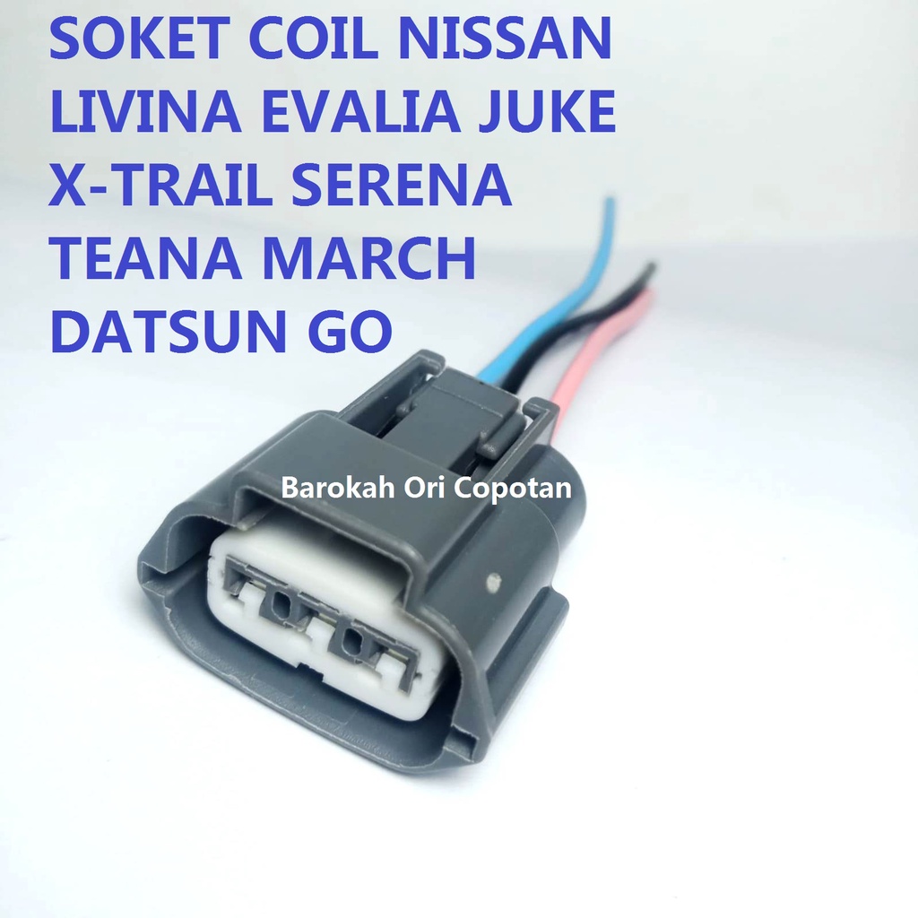 Soket koil Nissan Livina Teana Sunny Sentra coil ignition 3kabel busi j31 Qr25 QR20 QR15 QR16 N16