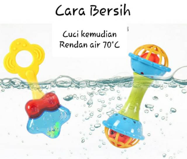 Tma / Mainan Baby Teether / Mainan Edukasi Bayi / Mainan Gigitan bayi