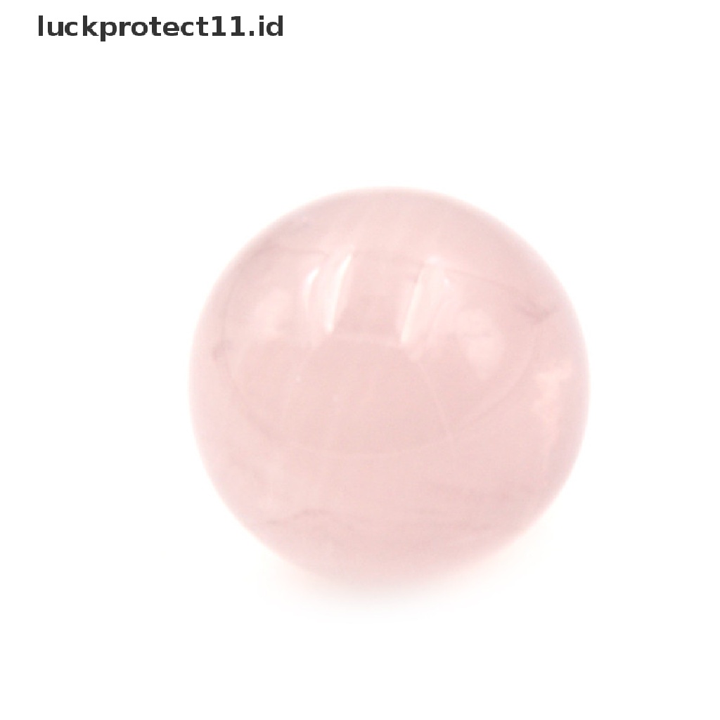 //HG&amp;ID// 1pc Healing Crystal Natural Pink Rose Quartz Gemstone Ball Divination Sphere 20mm .