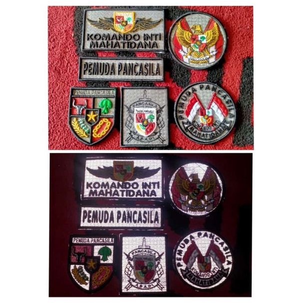 atribut pemuda Pancasila bordir timbul