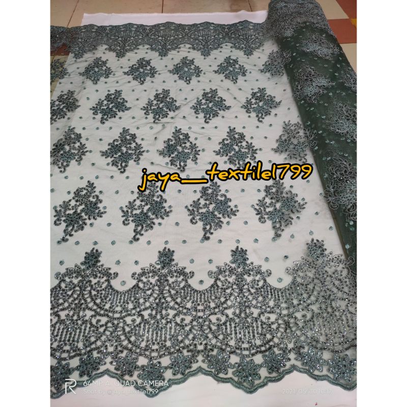 Kain Tile Corneli / tile tulle brokat brukat Corneli / Cocok bahan gamis, tunik, dress,dan kebaya