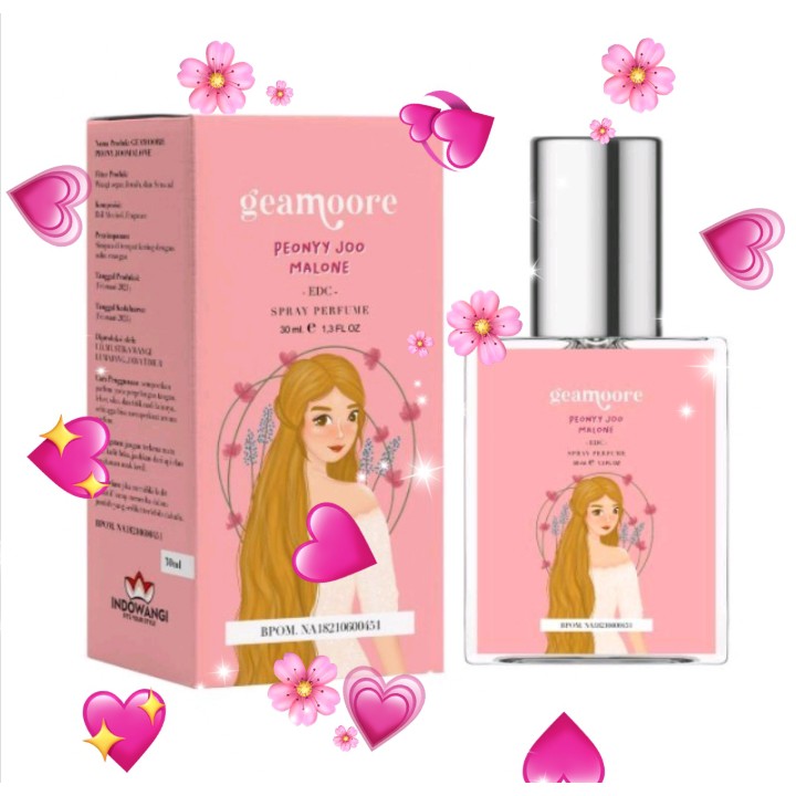 GEAMOORE INSPIRED PARFUME  30 Ml SPRAY ORIGINAL KEMASAN BARU