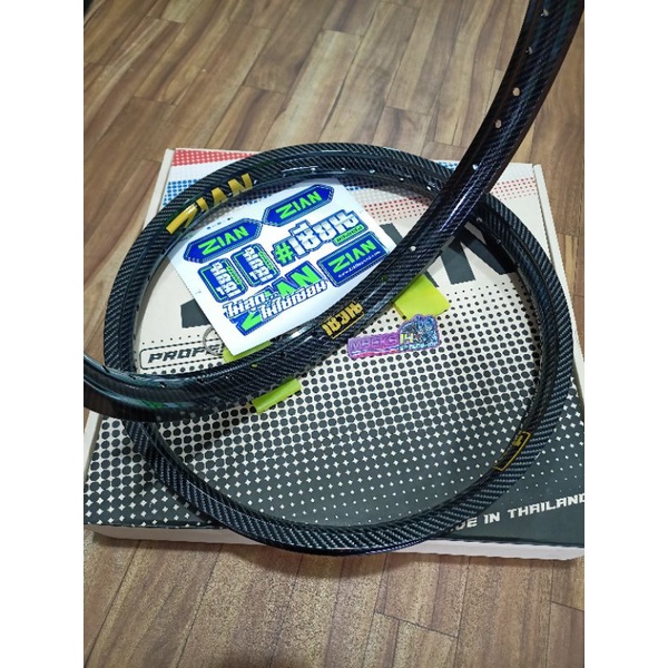 Velg Zian Carbon/Karbon Limited Edition Size 1.20 x 1.40 Ring 17 Original Thailand