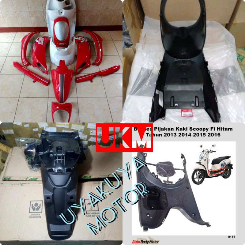 full fullset body bodi kasar halus kasar scoopy scopy fi merah putih 2016 2013 2014 2015