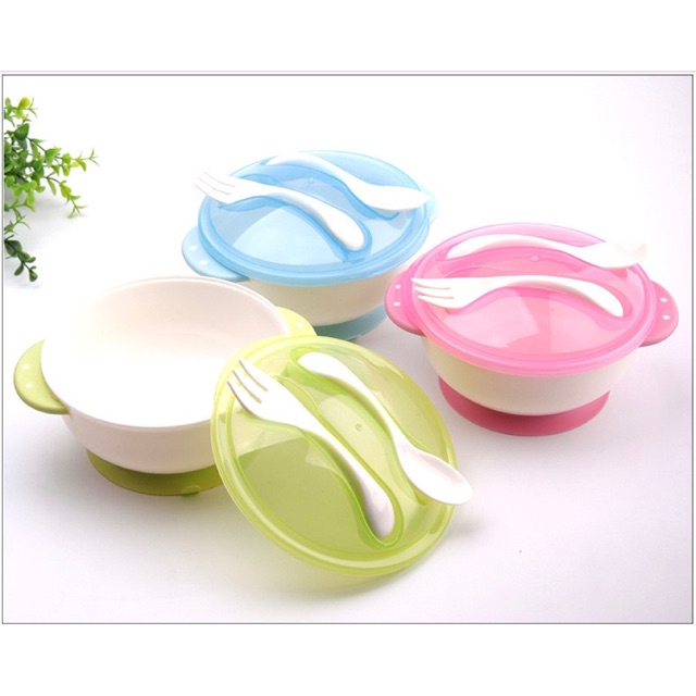 MANGKOK BAYI Set Sendok Warna Anti Slip MANGKUK SET MANGKOK BAYI Set Sendok Warna Anti Slip MANGKUK SET