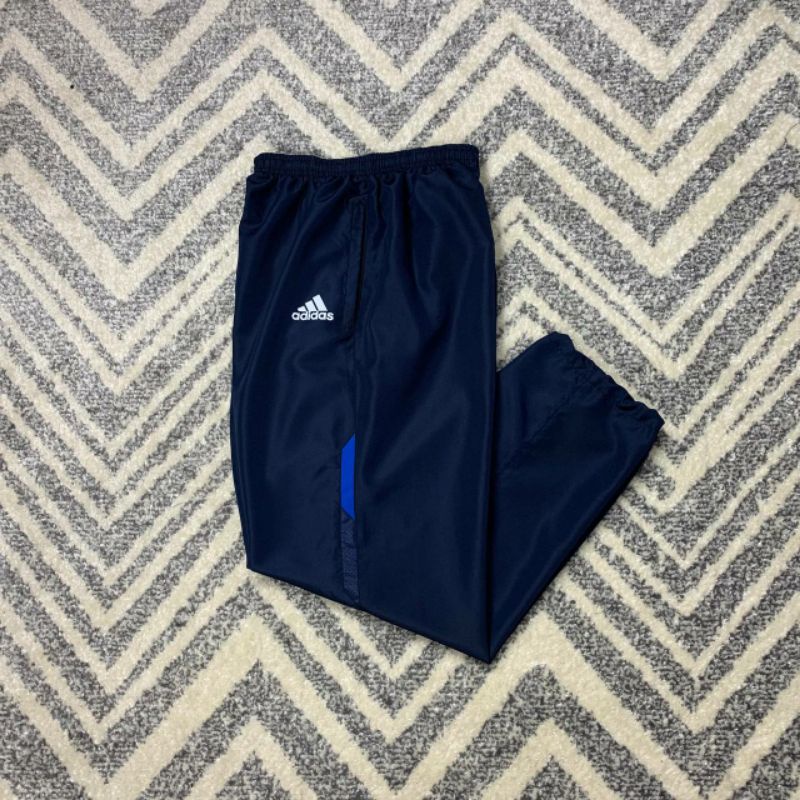 CELANA TRAINING PARASUT SPORT PRIA WANITA/BAWAHAN CELANA PANJANG OLAHRAGA RUNNING LARI COWOK CEWEK-C/P NAVY BLUE