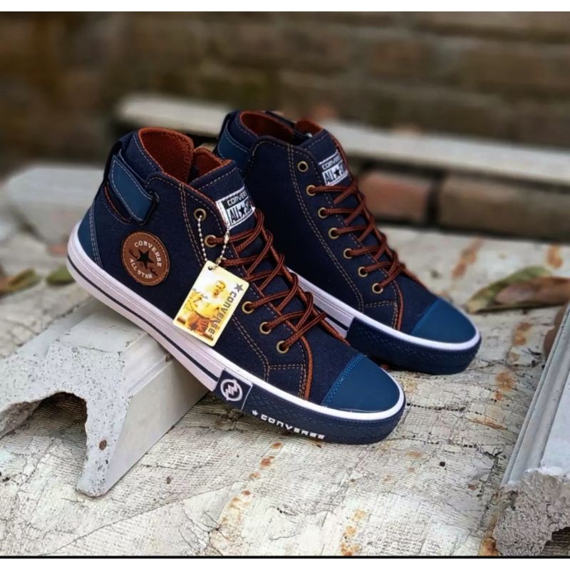 Sepatu all star high terbaru boot classic, old school | Shopee Indonesia