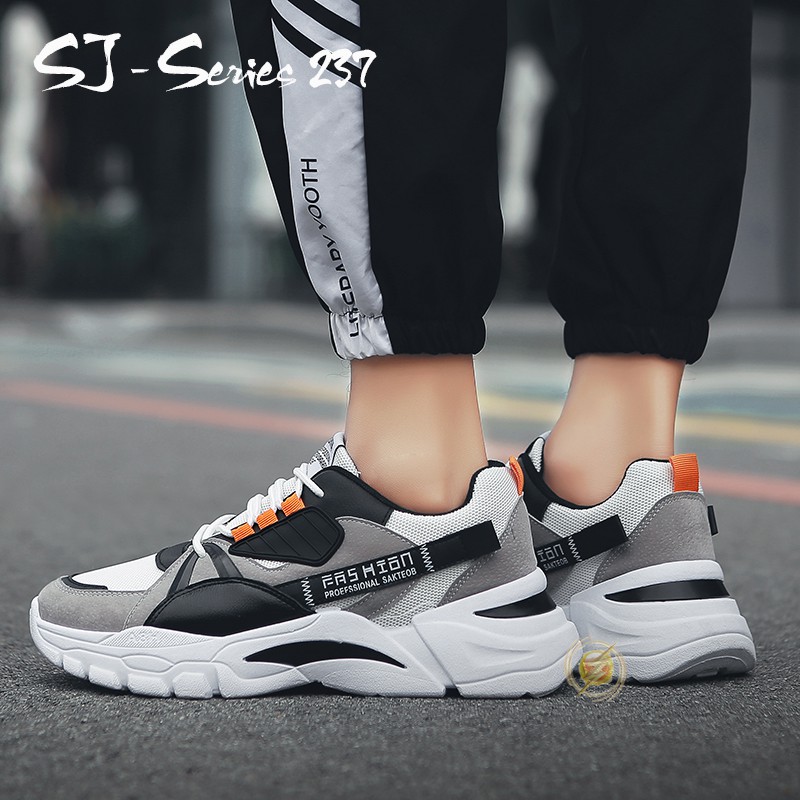 [Jwalk] Sepatu Sneakers Pria Trendy Kualitas Import Super Premium - 237