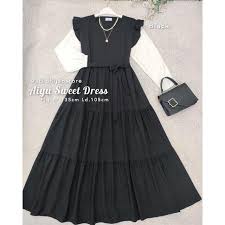 Aiyu Sweet Dress /Baju Remaja Wanita /pakaian wanita/kekinianAiyu /Dress/korea style/L/XXL/Terbaru/ Termurah Viral 2021