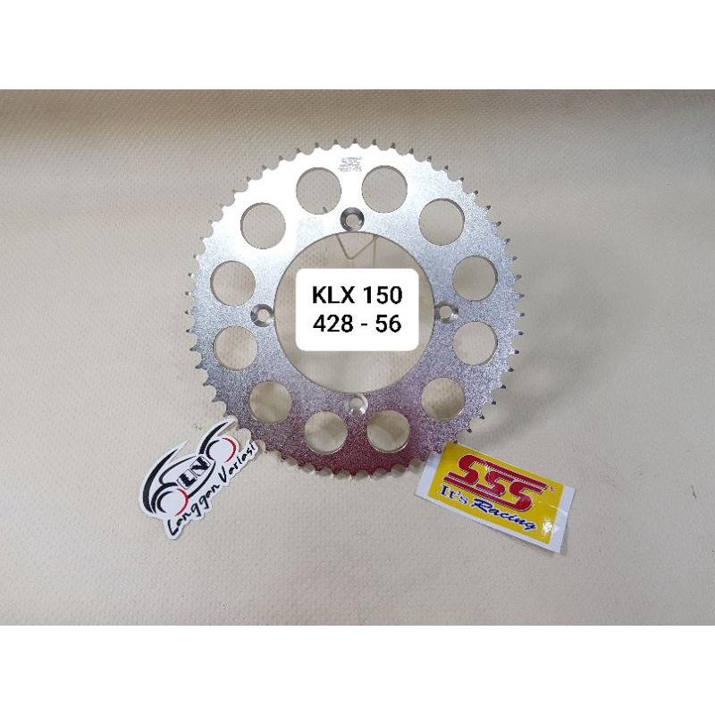 Gear Gir SSS Belakang Kawasaki 428 KLX 150 51 52 53 54 55 56
