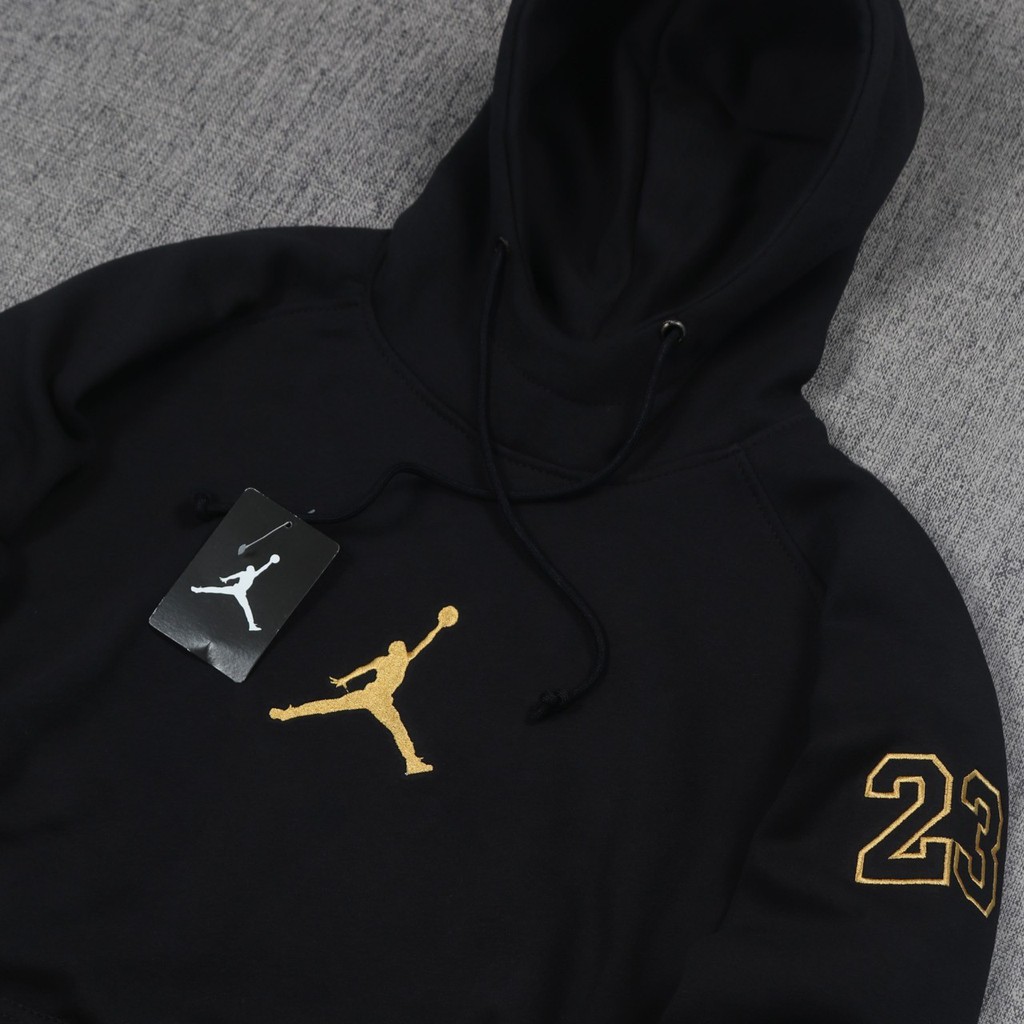 black and gold jordan sweater