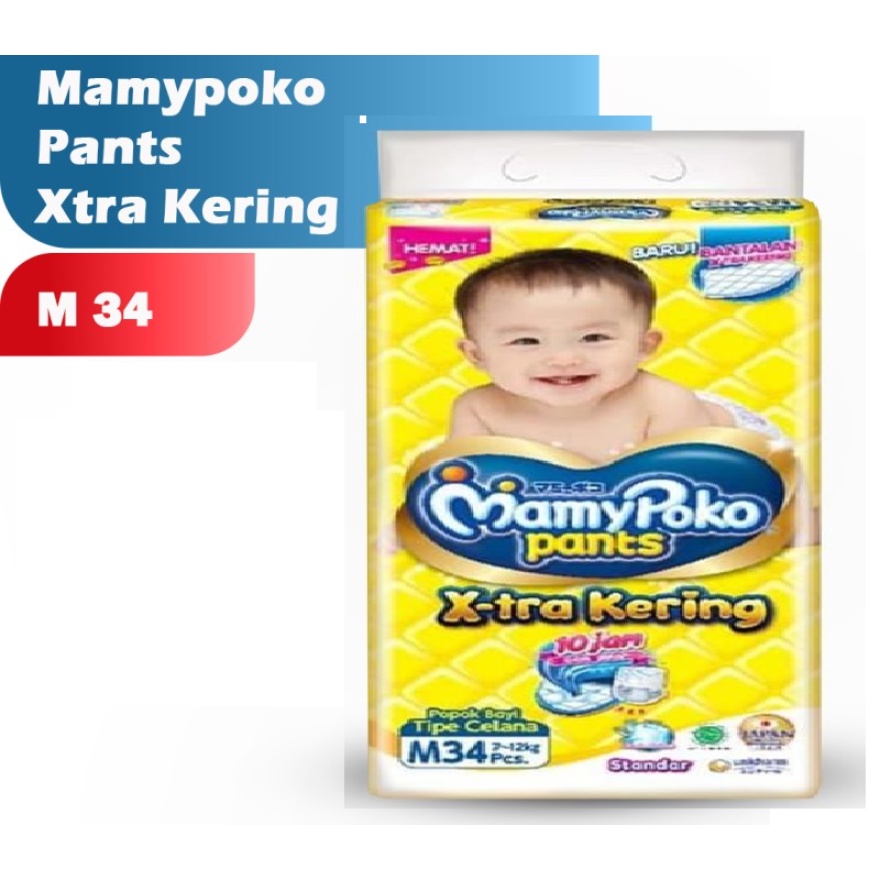 MamyPoko popok bayi celana M34