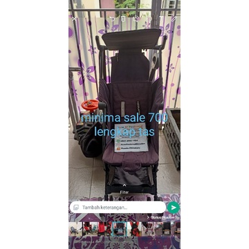 minima preloved navy lengkap alas stroller
