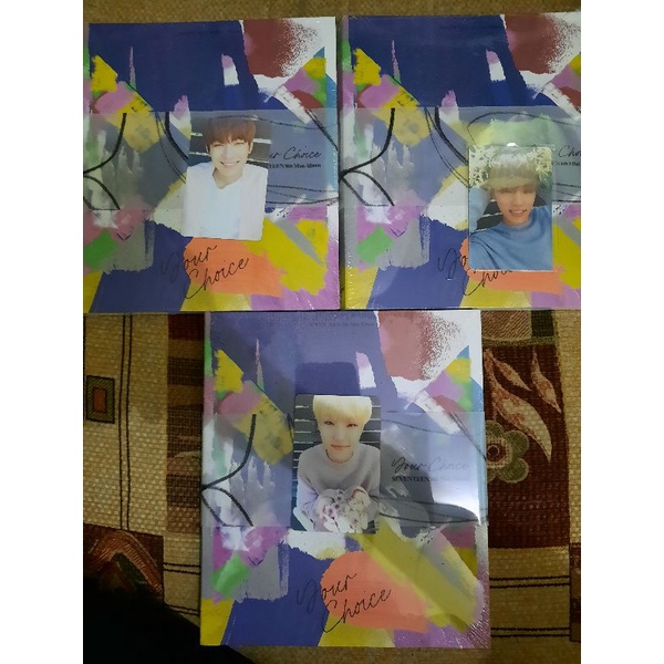 [READY STOCK] ALBUM YOUR CHOICE SEALED + PC TEEN AGE WHITE WONU HOSHI DINO