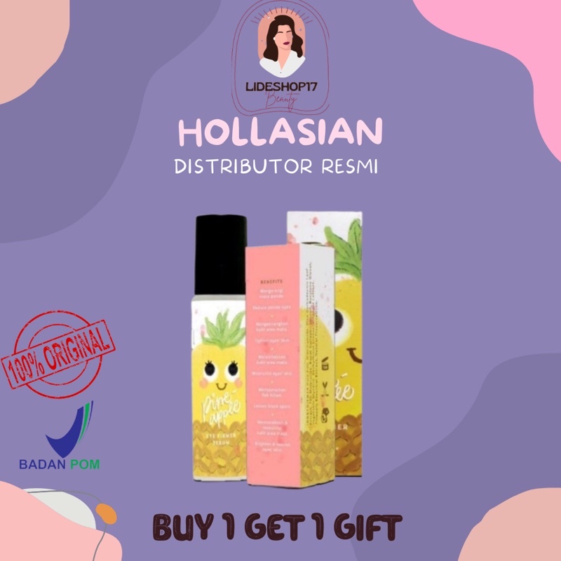 [DIST RESMI] PINEAPPLE EYE FIRMER SERUM HOLLASIAN SERUM MATA HOLLASIAN