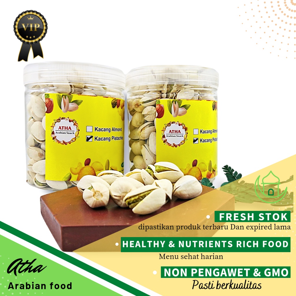 Kacang Pistachio ATHA food Super Premium 275 Gram