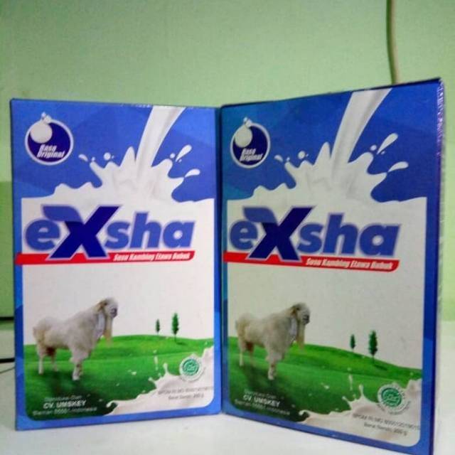 

Susu kambing bubuk exsha - susu kambing etawa bubuk seduh 200gr asli