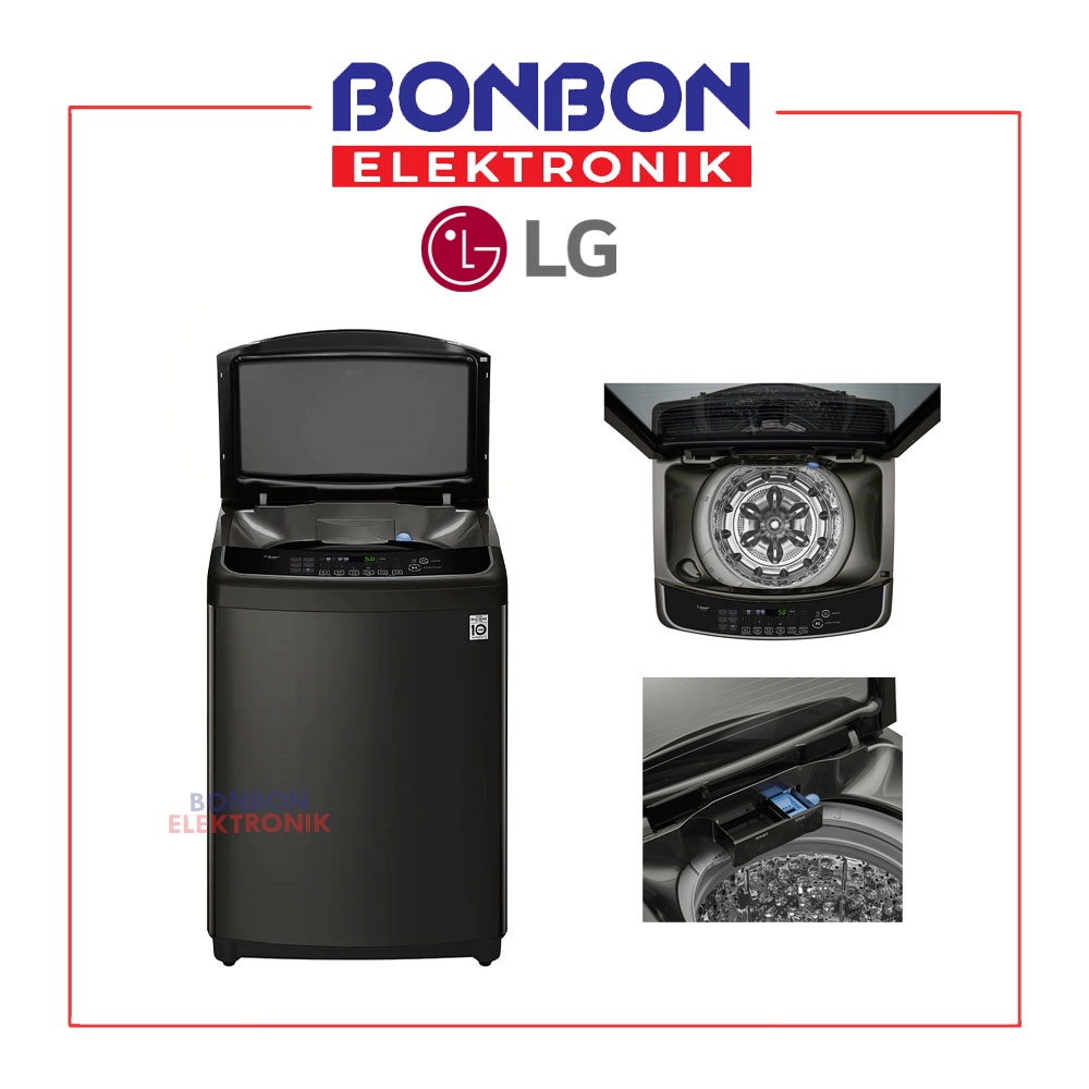 LG Mesin Cuci 1 Tabung 19KG TH2519DSAK InverterTurbo Wash 3D ThinQ