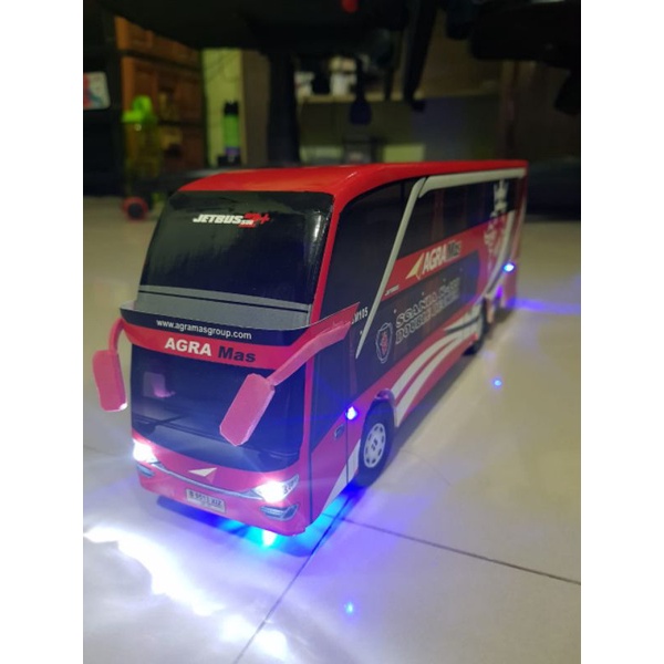 Bis Remot Keren Miniatur Bus Agra Mas Executife Remote Control Diecast Miniatur Bis Agra mas
