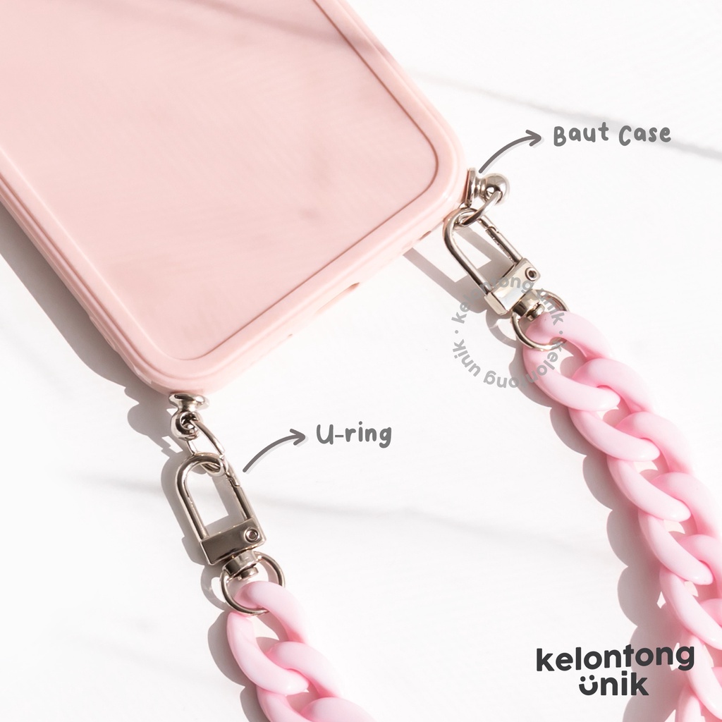 BAUT CASE &amp; GANTUNGAN CHARM CASE - Aksesoris Tali Sling Case/ Chain Case