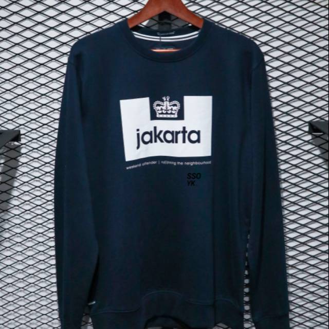 Weekend Offender Jakarta Crewneck Navy Original
