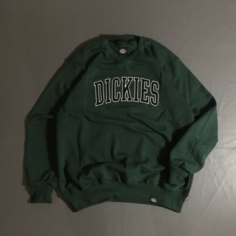Crewneck Dickies Full Bordir Hijau Pria Original