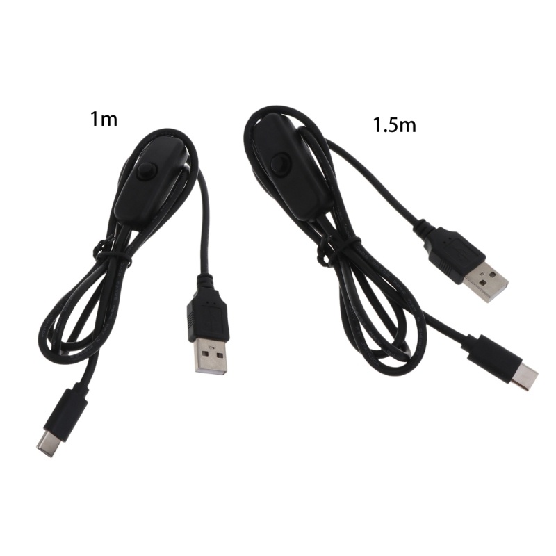 Zzz Kabel Charger USB A Ke USB Tipe C Dengan Saklar ON / Off