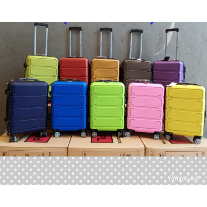 Koper fiber polo happy size 20inc/travelbag koper fiber size20inc