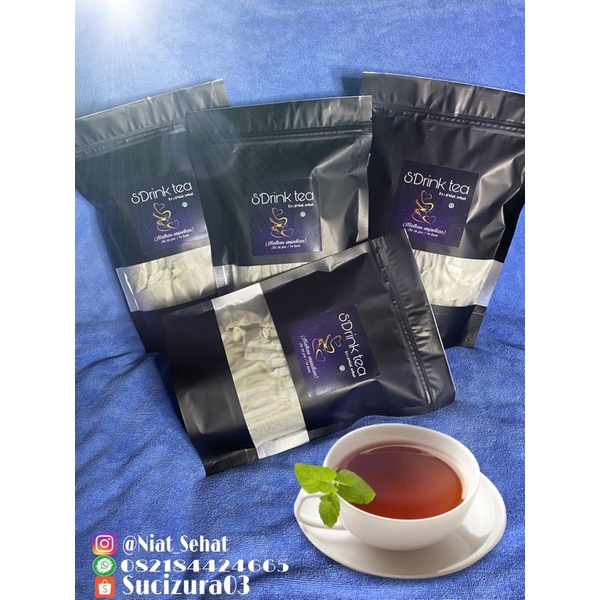 

s’Drink tea detoks pelangsing badan over size