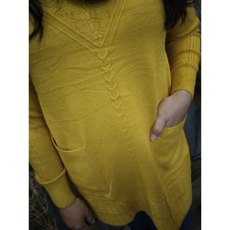 [IMPORT] TUNIK RAJUT PINKDOSE JUMBO KANTONG BAWAH 23128