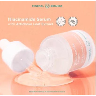 [BPOM] Mineral Botanica Niacinamide Serum (with Artichoke Leaf Extract) 20ML ANTI KUSAM