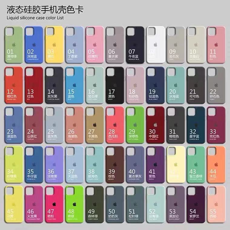 Casing Silikon iPhone 14 13 Pro Max 12 13 mini 14 Pro Max 11