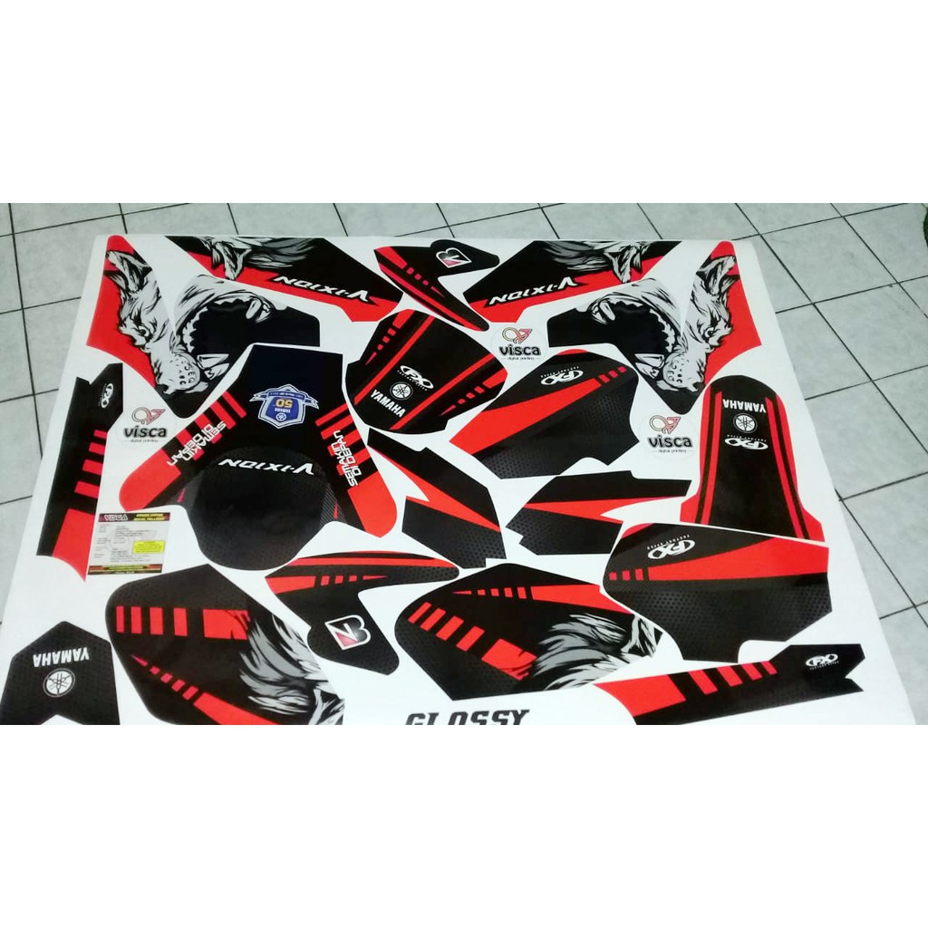 Decal Vixion Lighting Stiker Motor Vixion New Decal Vixion Nvl