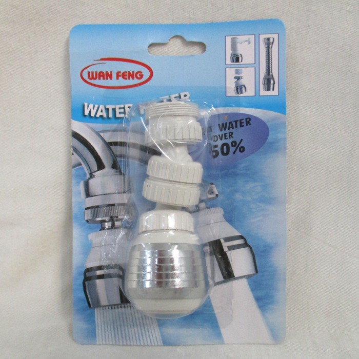 Saringan Kran Air Water Filter Drat Besi Stenless  WAN FENG Hemat Air 50%  Patut Dicoba