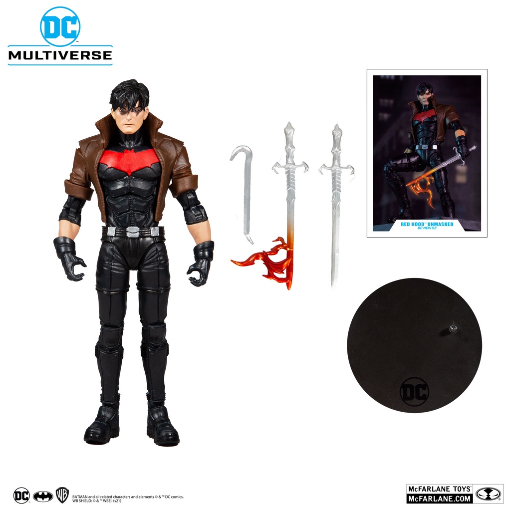 Figure Mcfarlane DC Red Hood Unmasked Gold Label