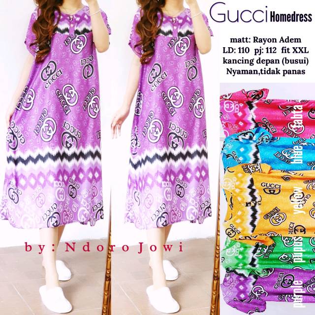 Daster Motif Gucci