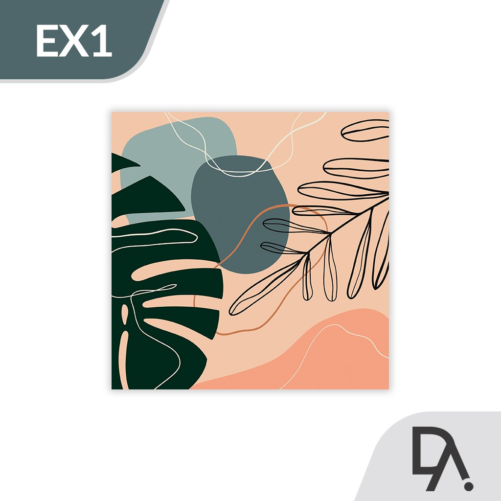 Sale Designall Wall Decor Hiasan Dinding Kamar Rumah Minimalis 20 X 20 Cm Exotic-collection -ex ezOaLlGS5MxJQp