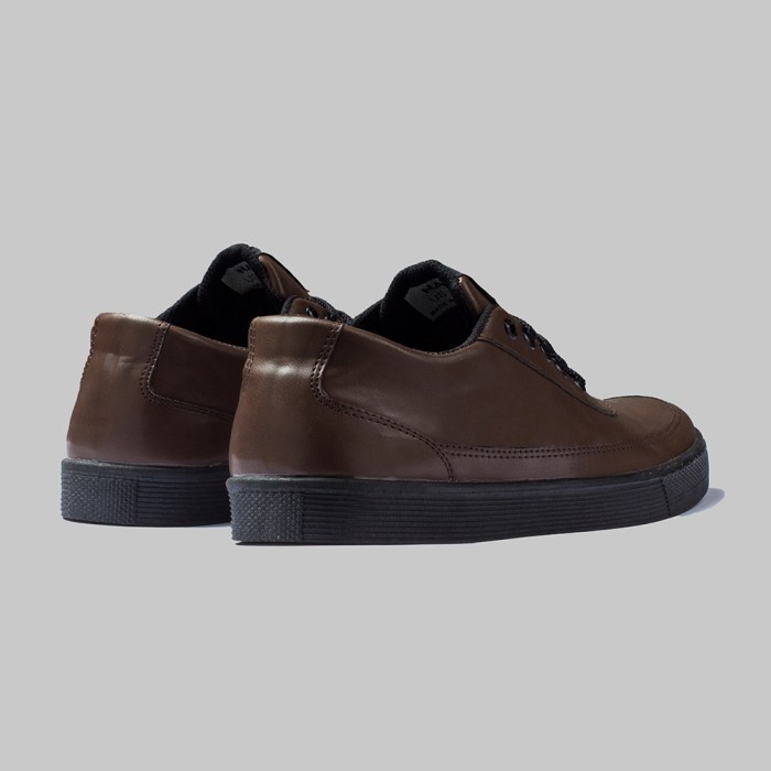 |DK01x NAZ| Sepatu Sneakers Pria Casual Sneaker Cowok ORIGINAL DEDRICK DARK BROWN